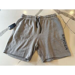 NWT Spyder Drawstring Sweat Shorts Gray Men’s Sz L